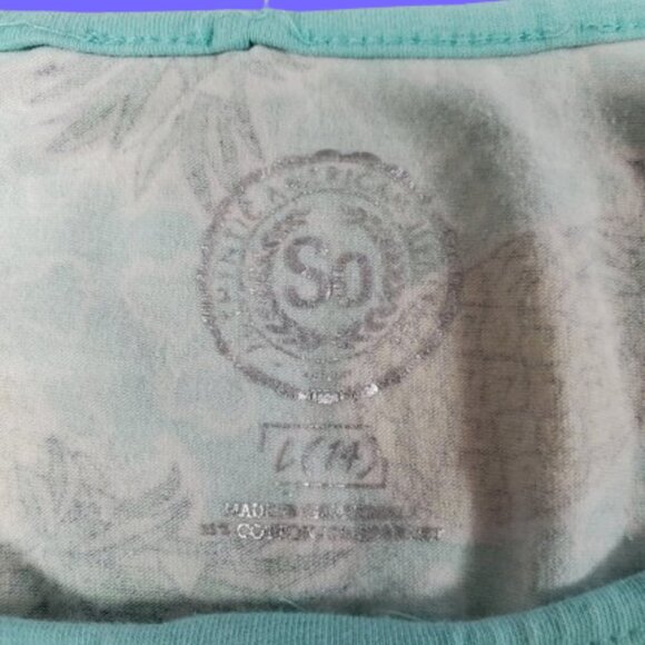 Summer Spring Pineapple Heart Teal Dress - Picture 6 of 9